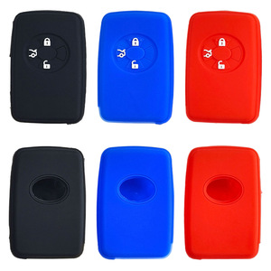 Silicone không thấm nước 3-nút điều khiển từ xa chìa khóa xe bìa cho TOYOTA VIOS RAV4 Reiz previa mà không cần logo-key phụ kiện - Product Image 2