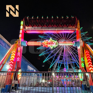 Manèges de parcs à thème pour enfants de haute qualité manèges en <span class=keywords><strong>parc</strong></span> d'attractions populaires personnalisés en fibre de verre Top Spin Ride à vendre - Product Image 4