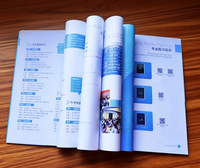 Impression professionnelle personnalisée en couleur pleine page A4 pour brochure promotionnelle en carton