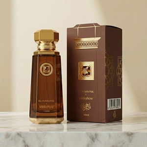 Perfume Árabe Dubai Amber Vanilla, Eau de Parfum Líquido Marrón para Hombre, 100 ml, Aroma Amaderado, Colonia Masculina - Product Image 1