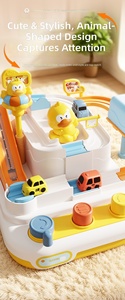 Juguete Educativo de Pista de Carreras para Niños, Juego de Estacionamiento Deslizante con Carritos, Juguete de Desarrollo Cerebral - Product Image 4