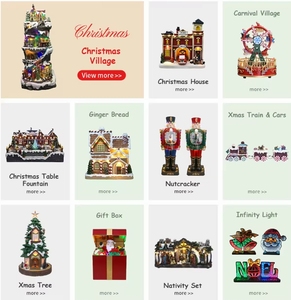 Nuevo Molde Creativo de Resina de Papá Noel con Escena Navideña LED, Artesanías de Resina de Alta Calidad, Pueblo Navideño Hecho a Mano - Product Image 5