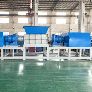 เครื่องย่อยเศษโลหะแบบสองเพลาขนาดใหญ่ สำหรับรีไซเคิล PET PP และวัสดุพลาสติก - Product Image 1