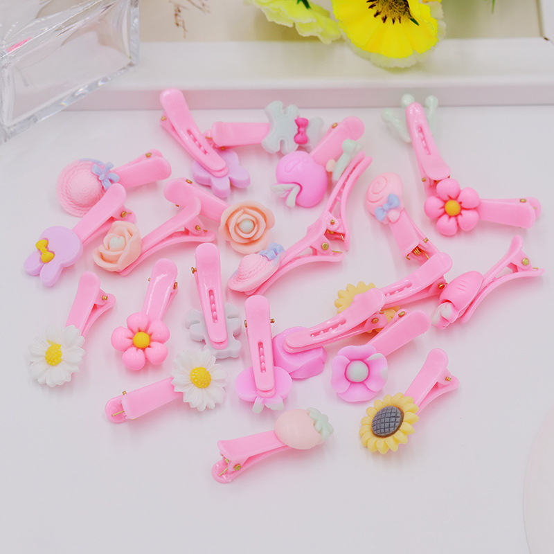 Mélange aléatoire de pinces roses de 4 cm