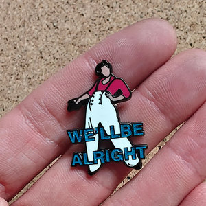Broche en alliage de zinc émaillée de qualité, populaire, avec motif de <span class=keywords><strong>chanteur</strong></span> de dessin animé 3D, paroles de chanson imprimées UV, et message en lettres - Product Image 6