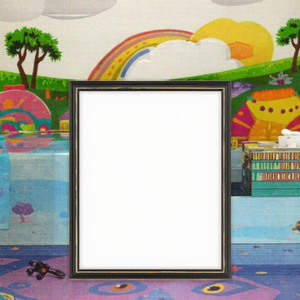 Children's Eco-friendly Solid Wood Handmade Artwork Display Picture <b>Frame</b> <b>with</b> Pine Backboard for Kids - Product Image 3