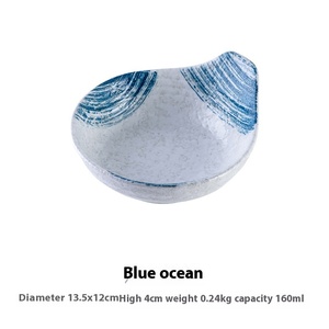 Cuenco de cerámica de estilo japonés creativo <span class=keywords><strong>Hefa</strong></span>, plato pequeño resistente al calor para el hogar, plato para aperitivos, olla caliente, salsa para condimentos - Product Image 6