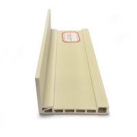 Boîtier d'architrave de porte de PVC de cadre de porte de WPC anti-mites 60mm * 41mm