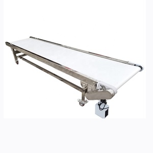 Máy vận chuyển thực phẩm khung thép không gỉ 304, dây đai PU có thể điều chỉnh chiều cao - Product Image 1