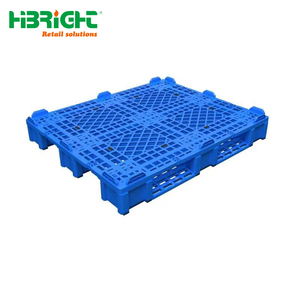 Heavy Duty Plastic <b>Pallet</b> Grid Design Moisture-Proof Flat Skid Base for Warehouse Storage and Logistics - Product Image 5