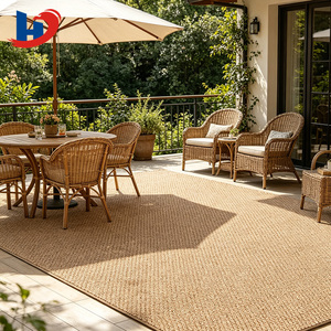 <span class=keywords><strong>Tappeto</strong></span> HENGJIU Resistente alle Intemperie per Interni ed Esterni, Effetto Sisal, Impermeabile, per Ingresso, Cucina e Aree ad Alto Traffico - Product Image 1