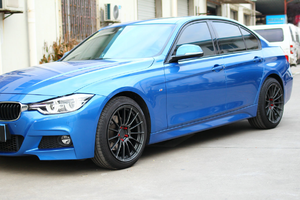 Rines Forjados Negros Semi-Brillantes Multirradio de 19x8.5 a 23x10 5x112 para Audi A6 A7 A8 Q7 Q8 S7 RS7 Sedán y SUV de Lujo - Product Image 3