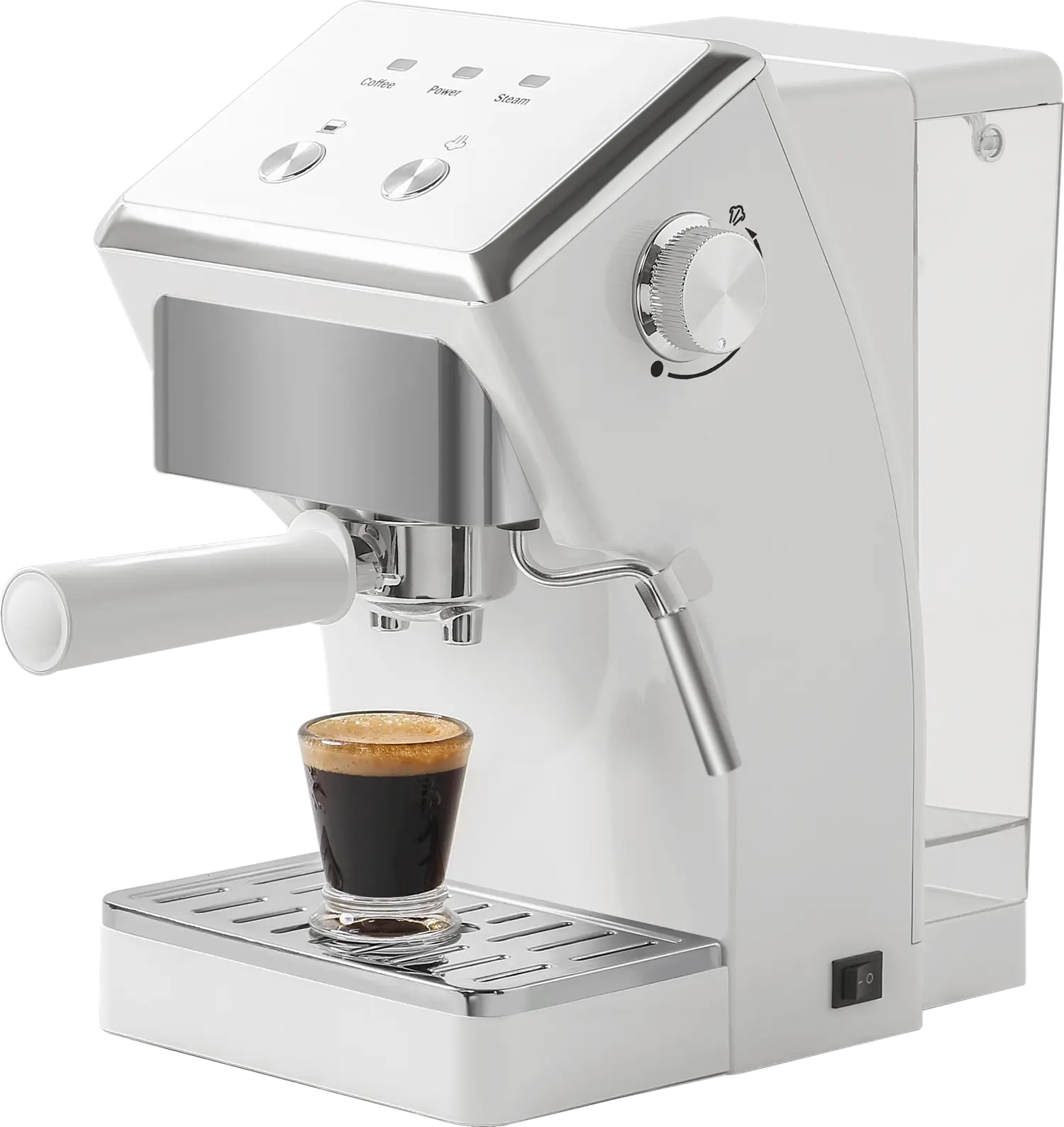 Penjualan terlaris kustom 1050W 15Bar pompa Espresso Italia mesin pembuat kopi komersial manual Italia pembuat kopi untuk rumah Hotel