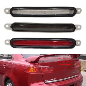 Feux <span class=keywords><strong>stop</strong></span> surélevés noir/rouge/transparent, coque antichoc, troisième feux <span class=keywords><strong>stop</strong></span> arrière pour Mitsubishi Lancer EVO 2008-2016 8334A08 - Product Image 1