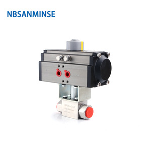 Vanne à boisseau sphérique pneumatique haute pression Mkfale Smab 50 63 31,5 MPa 2 pouces pour gaz à température normale - Product Image 4