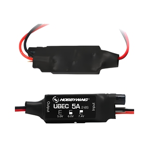 Régulateur de tension Hobbywing <span class=keywords><strong>5A</strong></span> <span class=keywords><strong>Ubec</strong></span> V2 Air, compatible Lipo 2-8S, sortie 5V 6V 7.4V, BEC réglable, en stock pour modèles RC - Product Image 3