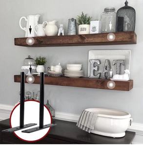 Tùy chỉnh cực hỗ trợ treo Đen ẩn thép không gỉ có thể điều chỉnh gấp nổi kim loại tường kệ chân đế - Product Image 4