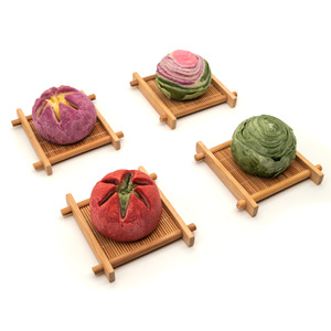 Posavasos de Bambú, Portavasos, Tapete para Aperitivos, Tapete Aislante de Calor, Tapete de Exhibición de Productos, Tapete para Mesa de Boda - Product Image 2