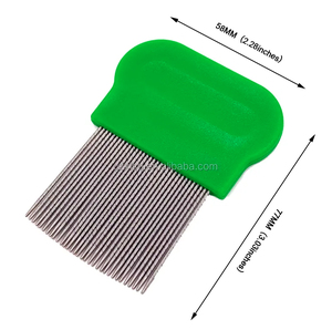 Prezzo all'ingrosso a buon mercato personalizzazione del colore senza perdita di denti pettine a denti fini per i pidocchi per la rimozione dei pidocchi al pettine Canada - Product Image 2