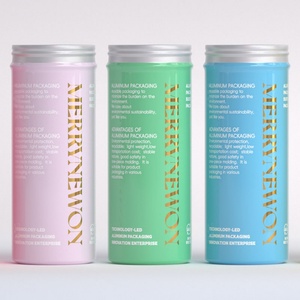 80ml 100ml Metal Aluminum Tin Can for Medicine Supplement Luxury <b>Pill</b> Packaging Tin <b>Container</b> Protein Powder Jar - Product Image 1