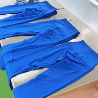 Logo personnalisé coloré collants de gymnastique livraison directe Legging vinyle transfert de chaleur danse Cheer vêtements d'extérieur filles pantalon de gymnastique