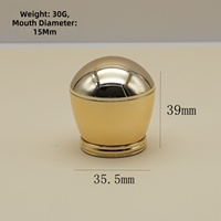 Bouchons de bouteille de parfum en plastique ABS personnalisés de 100 ml, FEA 15, bouchon à sertir scellé, rechargeable, anti-fuite pour l'emballage de bouteilles d'arômes