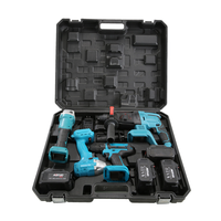 Ensemble combiné portable sans fil 21V 4Ah 4 batteries 4 1 pour outils électriques industriels Kit de perceuses électriques au lithium sans balai 1 OEM