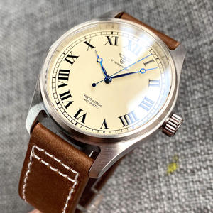 ビンテージパイロット腕時計ローマンナンバーダイバー自動時計男性NH35 PT5000 200m防水ブルーハンドスポーツ時計Rejor - Product Image 4