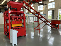Ligne de production de blocs de ciment et de briques manuelle à haute précision QT4-26, machine de fabrication, usine de construction, matière première en béton