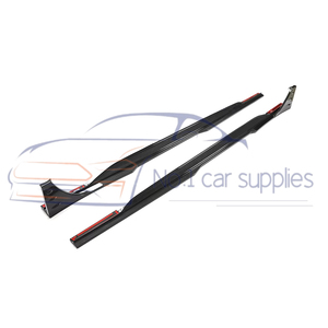 สเกิร์ตข้างคาร์บอนไฟเบอร์แห้งคุณภาพสูง ปี 2019-2021 สำหรับ <span class=keywords><strong>RS6</strong></span> C8 แผงกันกระแทก - Product Image 2