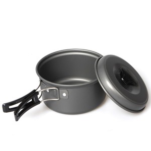 <span class=keywords><strong>Set</strong></span> da Cucina da Campeggio JSJM in Alluminio per 1-2 Persone con Funzioni Vapore/Bollitura/Frittura per Escursionismo, Picnic, Sopravvivenza e Campeggio - Product Image 5