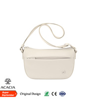 Nouveau sac bandoulière en nylon PU anti-rayures de la marque ACACIA, magnifique sac banane imperméable avec grande capacité, sacs à main zippés pour elle