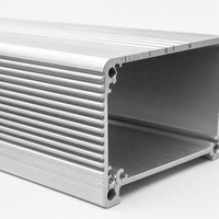 Boîtier en aluminium pour projet, dissipateur thermique, boîtier électronique CNC, petit boîtier en aluminium anodisé, boîtes de projet en aluminium extrudé