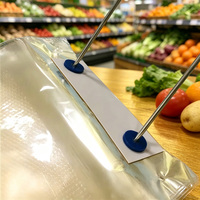 Sacs micro-perforés transparents personnalisés pour légumes, sacs à fruits en wicket, emballages alimentaires sur mesure pour aliments