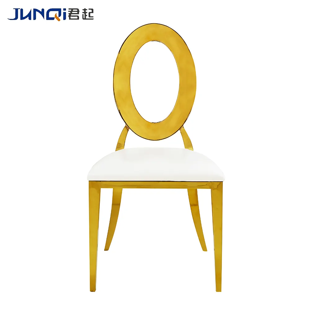 Royal furniture metal wedding banquet event hall chairs contemporary wedding reception gold banquet chair