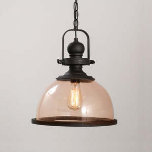 Hanging Vintage Chandelier Hotel Bar <b>Living</b> <b>Room</b> Retro Industrial Style Glass Pendant <b>Light</b> - Product Image 2