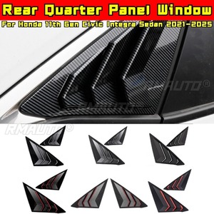 Pour Honda Civic Integra Berline 11e Génération 2021-2025 Kit Carrosserie Cache Persienne de Vitre Latérale Arrière Cache de Vitre Latérale Arrière - Product Image 2