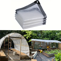 Rideaux latéraux industriels en vinyle transparent personnalisés Bâche enduite de PVC en PVC polyester pour diviseurs d'entrepôt