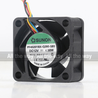 Baru Asli Sunon 5V 24V 48V DC12V 4.98W AC EC 4020 40X40X20MM 4CM Konverter Daya Server 4-kawat PF40201BX-Q280-SB9 Kipas Pendingin