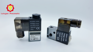 Solenoid Valf 2 Yollu Hava Kompresörü Pnömatik Doğrudan Etkili Elektrikli 12V Solenoid Hava Kontrol Valfi Bobini 24V 220V AC 12V 110V - Product Image 6