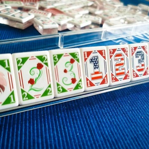 Nuevo Juego de Mahjong Americano Moderno con Temática 'Once Upon a Time America', Hecho a Mano en Acrílico, Ecológico, Portátil, para Regalo - Product Image 5