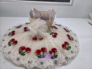 Taille Bon Marché Enfants Filles Femmes Adulte Performance Compétition <span class=keywords><strong>Blanc</strong></span> Ballet <span class=keywords><strong>Tutu</strong></span> - Product Image 3