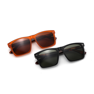 2025 nouveau classique Designer carré rétro lunettes de soleil Logo personnalisé cadre carré acétate lunettes de soleil UV400 verres polarisés lunettes de soleil - Product Image 4