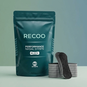 Bandes nasales respiratoires sportives personnalisées avec logo, excellente résistance, pour la respiration et le ronflement - Product Image 1