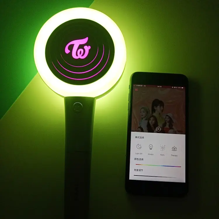 2022 Factory Wholesale Price Idol Merchandise Twice Candy App Control Light Stick Colorful Led Glow Stick