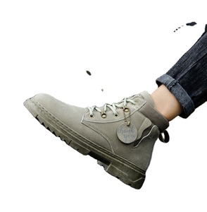 2022 Autumn and Winter Fashion New Men's Boots Wholesale Casual High-top Tooling Shoes - Product Image 2