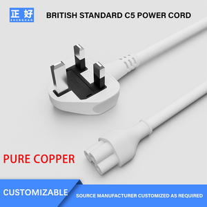 Plug <strong>Power</strong> <strong>Cable</strong> C5 3 Pin13a Uk Bs Plug Top With Fused Household Appliances Cord Pc Laptop <strong>Computer</strong> Monitor Ac <strong>Power</strong> Cord - Product Image 6