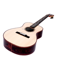 All Solid Acoustic Guitar 40 Inch 5A European Spruce Cocobolo Acoustic Guitar High End Solid Wood Guitar