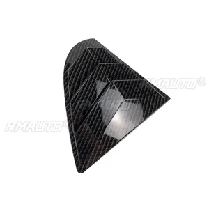 Persiana para Ventana de Coche para Mitsubishi Lancer EX X EVO 2008-2018, Cubierta de Rejilla de Ventilación Lateral Trasera, Estilo Fibra de Carbono, Accesorios para Auto - Product Image 4