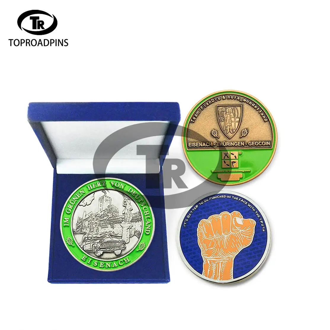 Coin Maker Cheap Custom Pirate Oem Fashion Dog Angels Metal Crafts Fashion Usa Shiny Gold Plated United Nations Challenge Coins